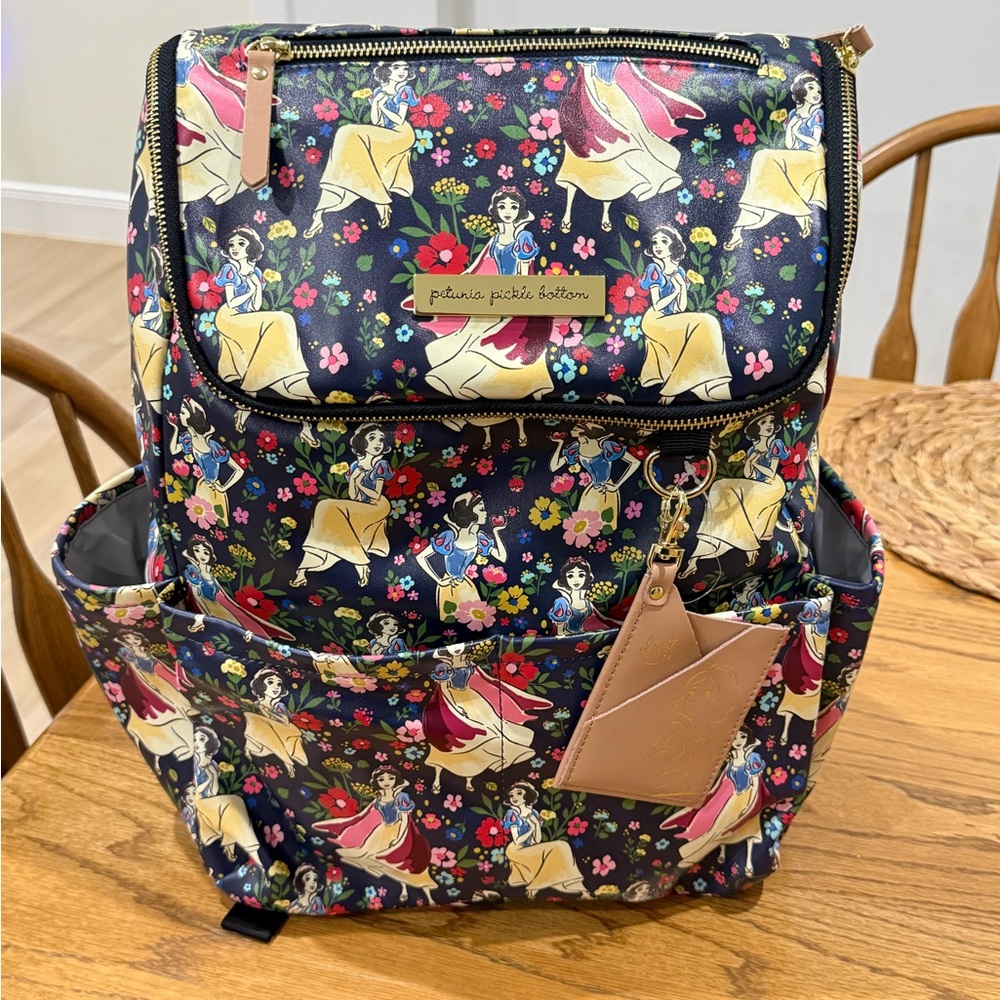 Petunia Pickle Bottom Snow White Floral Backpack